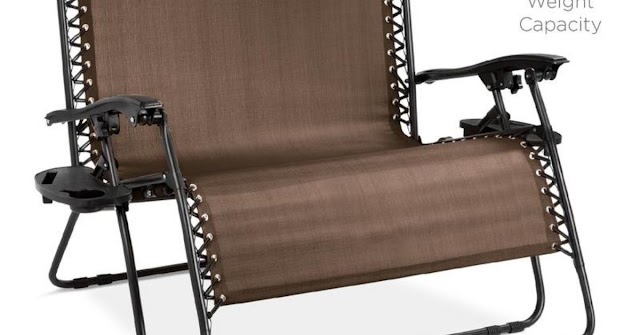 2-Person Double Wide Zero Gravity Chair Lounger $107.99 (Reg $218)