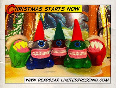 Christmas Tiny Teeth Mini Resin Figures by Motorbot