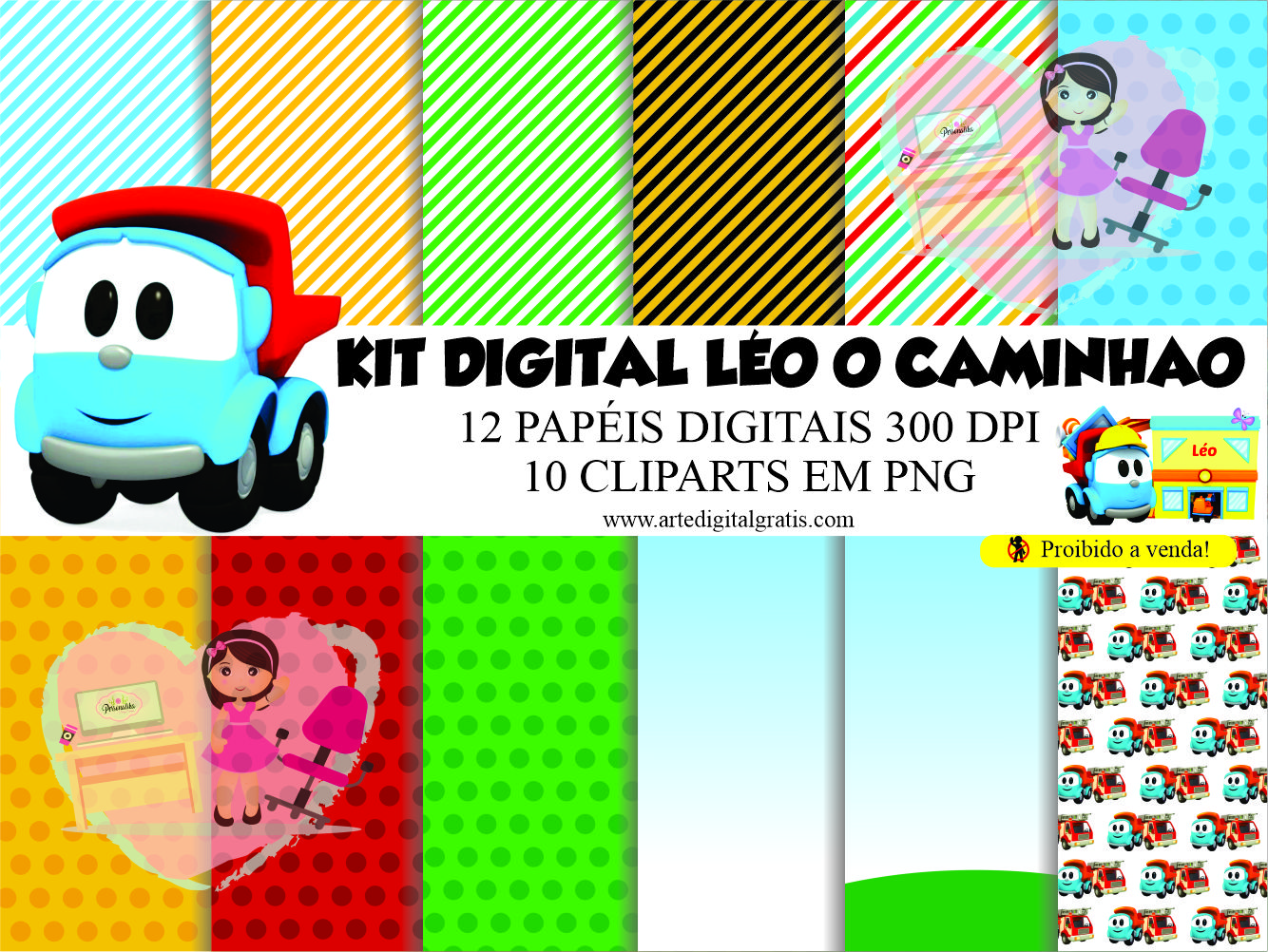 Desenho do leo o caminhao colorir