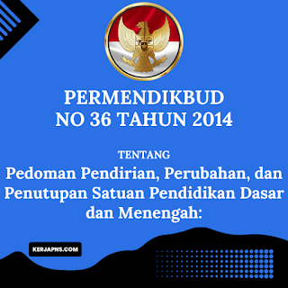 Permendikbud No 36 Tahun 2014