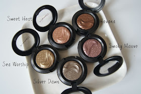 MAC Extra Dimension eyeshadow review