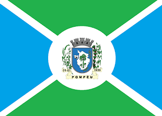 Bandeira de Pompéu MG