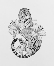 09-A-cat-stack-Animal-Drawings-Chen-Naje-www-designstack-co