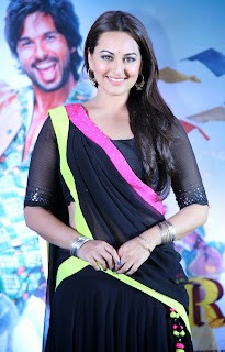 Sonakshi Sinha Hot pics In Black Dress 'R Rajkumar' Music Launch Event Pics