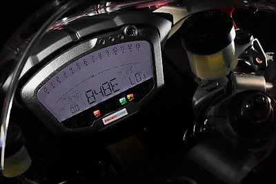 2011 Ducati 848 EVO Dash