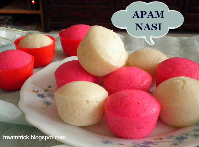 TREAT & TRICK: APAM NASI (STEAMED RICE CAKE)