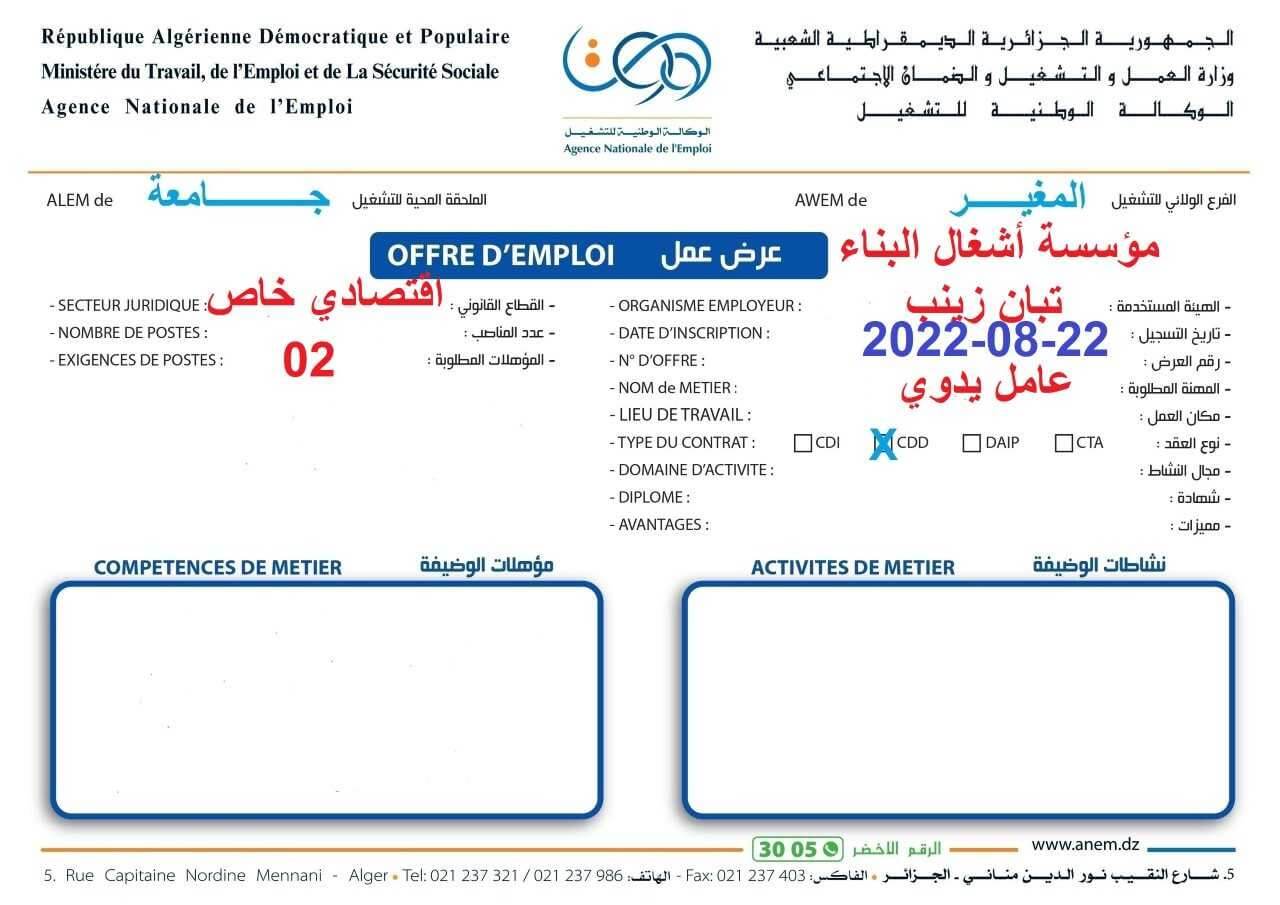 توظيف المغير