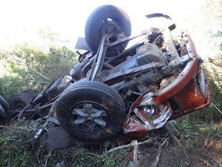 Pinheirense sofre acidente na BR 293
