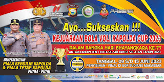 AKBP DR Masaluddin: Mari Sukseskan Kejuaraan Bola Voli Kapolda Cup