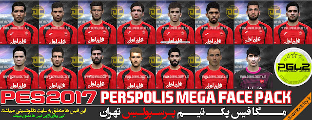 PES 2017 Perspolis Mega Face Pack by downlodcity