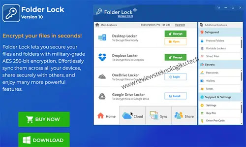 mengunci folder di pc dengan aplikasi