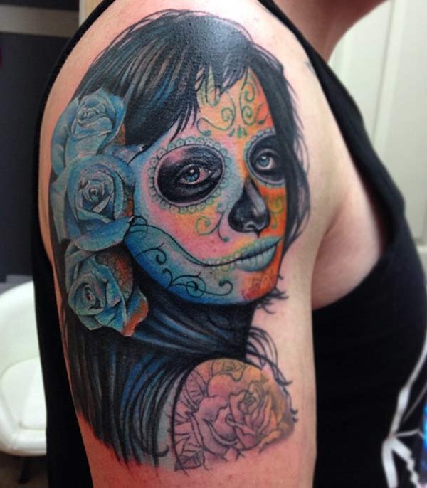 day of the dead tattoos art