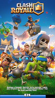 Clash Royale Login Screen