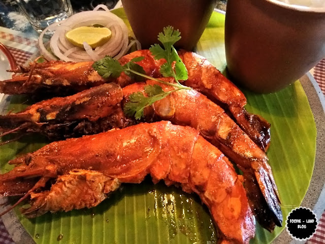 Parsi Style Grilled prawns @ SodaBottleOpenerWala | Lavelle Road | Bangalore