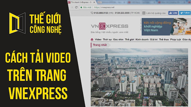 hướng dẫn tải video trên Vnexpress