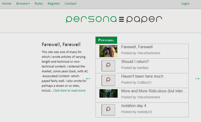 صورة منصة PERSONA PAPER