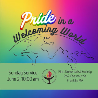 FUSF schedules Special Pride Month Sunday Service - June 2
