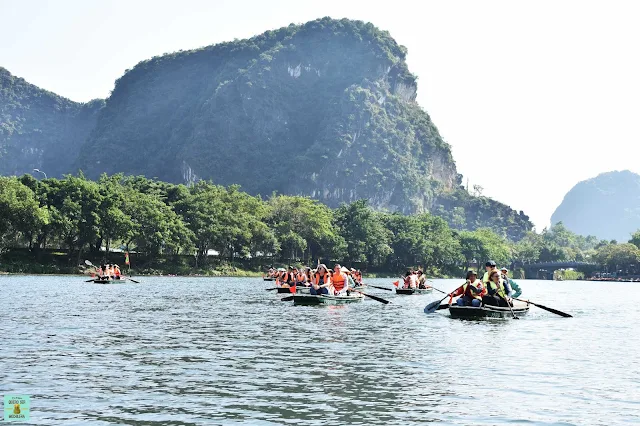 Ruta 1 de Trang An a media mañana, Ninh Binh