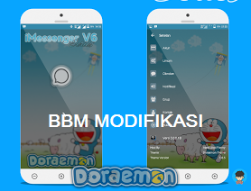 BBM Mod Doraemon Versi Terbaru 3.0.1.25 Apk