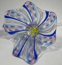 Hand Blown Glass Flower