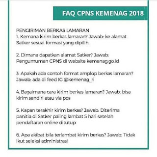 Tanya Jawab Seputar Pendaftaran CPNS Kemenag