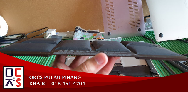 SOLVED: KEDAI REPAIR MACBOOK BALIK PULAU | MACBOOK AIR 11 A1465 BATTERY BLOATED, SUSPECT BATTERY PROB