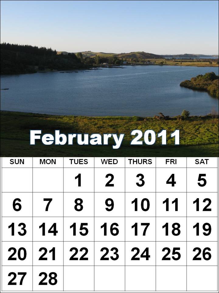 2011 Calendar February Printable. Free Printable February 2011