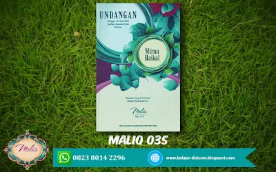 Daftar Harga Blanko Undangan Maliq MQ 001 - MQ 48