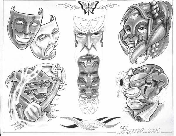 Masks July 13th 2010 Filed under Symbol Tattoo