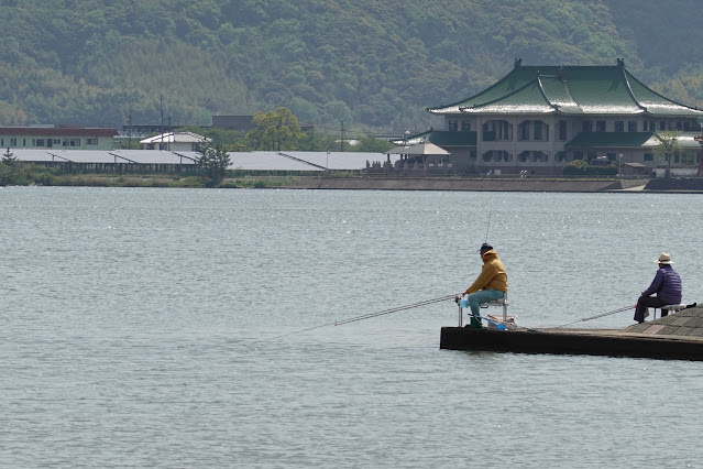 鳥取県東伯郡湯梨浜町長和田 東郷湖羽合臨海公園 からの眺望