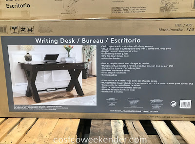 Costco 1900101 - 54in Writing Desk: modern, stylish, and practical