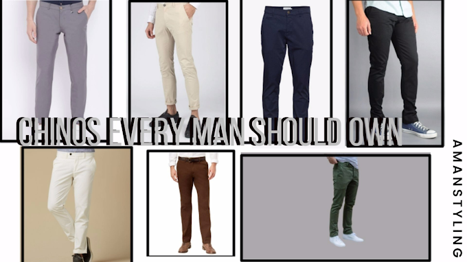 7 Colors of chinos every man needs