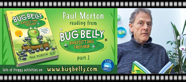 image advertising video for author Paul Morton reading from his Bug Belly book