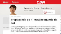 Ouça:"Propaganda do PT está no mundo da lua", por Renata Lo Prete em Sexta Básica CBN