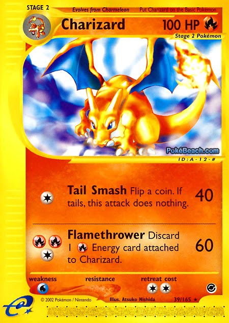 pokemon cards charizard. Today#39;s Pokemon Card of the