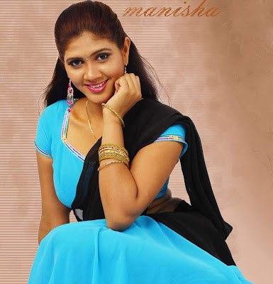 Tollywood Actress Manisha in Saree Photos