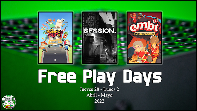 Días de juego gratis (28 Abril - 2 Mayo) #freeplaydays