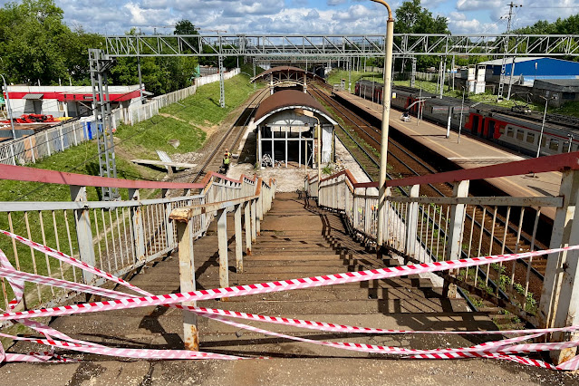 железнодорожная станция Чухлинка, недействующая платформа