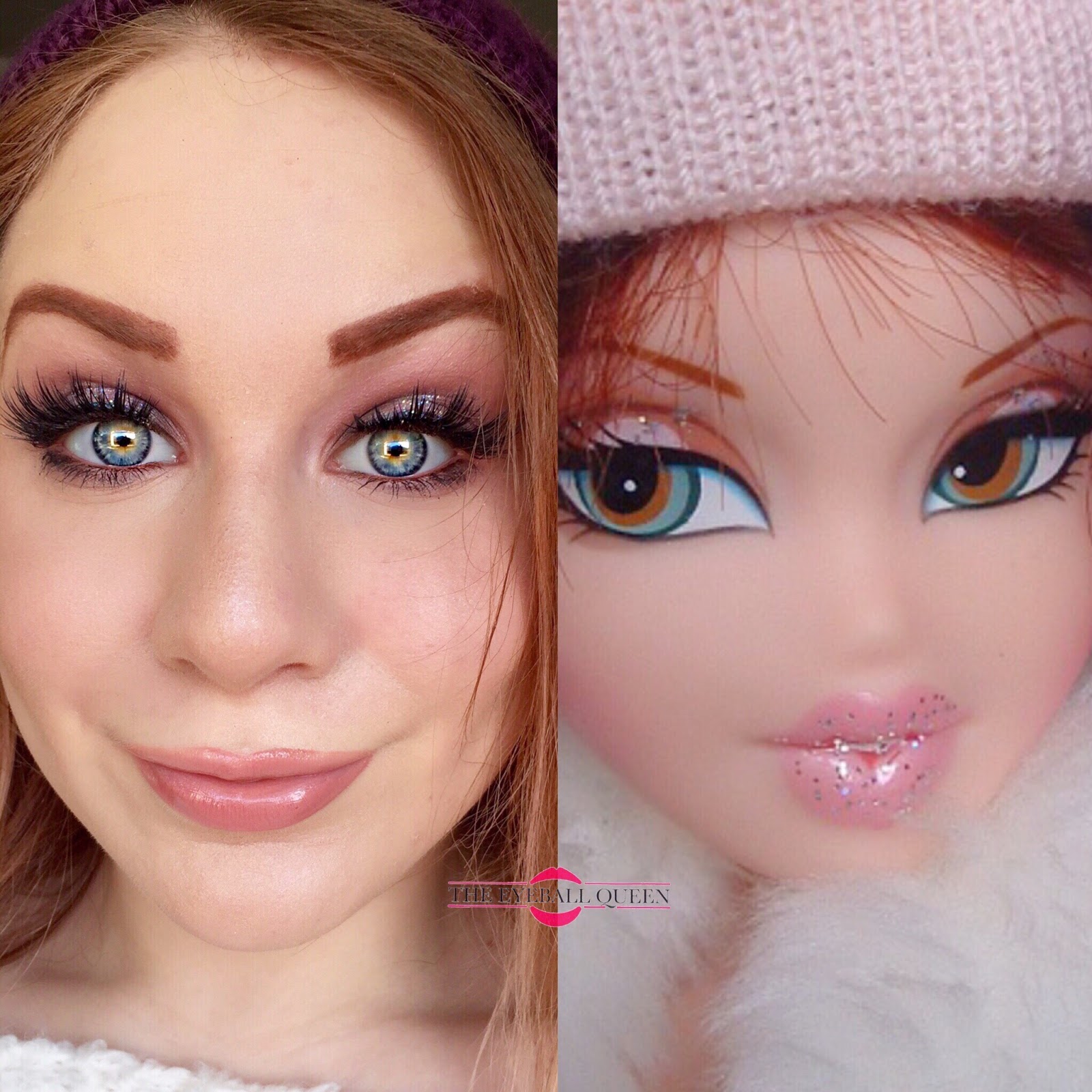 Doll Series BRATZ Meygan Pink Winter Dream Inspired Glittery Mauve