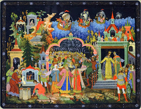 Palekh lacquered miniature 1934