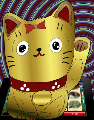 iPad Casino maneki neko cat