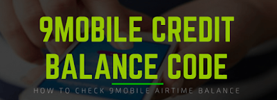 Check 9Mobile Credit Balance
