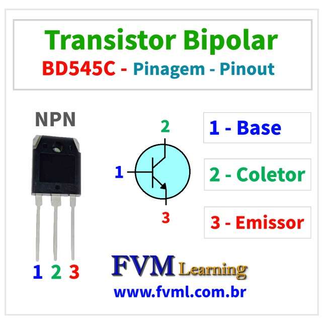 Datasheet-Pinagem-Pinout-transistor-NPN-BD545C-Características-Substituição-fvml