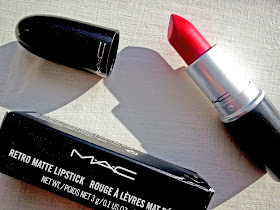 MAC Relentlessly Red Swatch Review