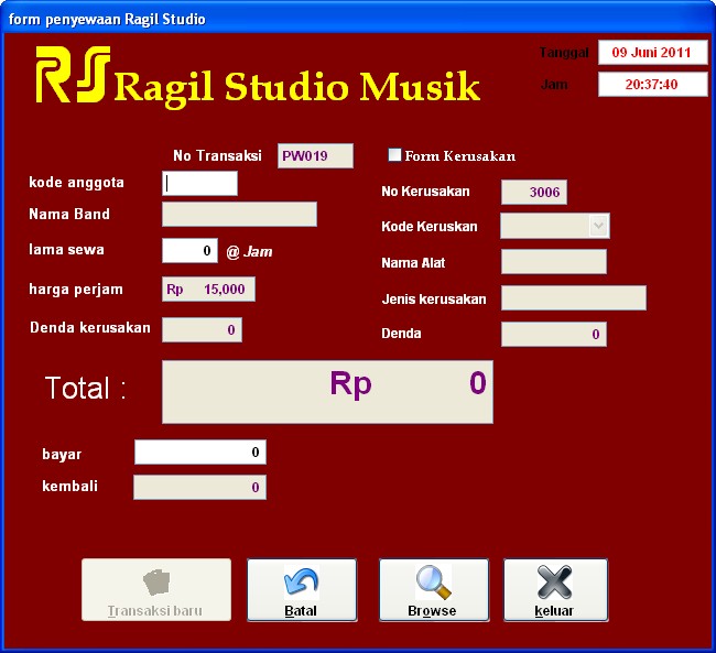 Ujian Workshop D2-KAB - Visual FoxPro - part 3  Download 