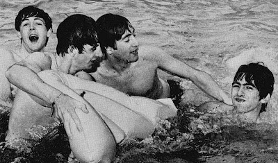 Beatles, Fab Four, Beatles Pool, Beatles Swimming, Beatles Miami, Beatles Beach, Beatles Photos