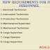 New requirements for FPSO personnel