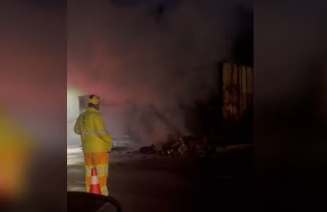 Incêndio em carreta interdita Rodovia Anhanguera e causa congestionamento em Jundiaí