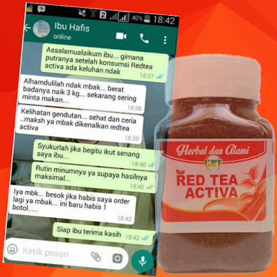 Testimoni Red Tea Activa