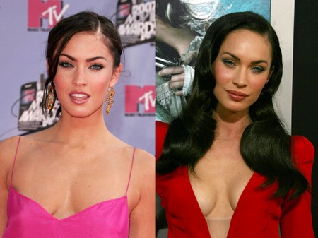 megan fox plastic surgery before and after pics. megan fox before and after